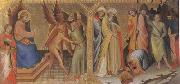 Lorenzo Monaco The Meeting between st James Major and Hermogenes (mk05) oil painting on canvas